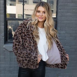 Kittenish Cheetah Bomber Jacket